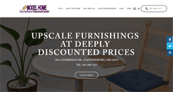 Desktop Screenshot of modelhomeclearance.com