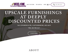 Tablet Screenshot of modelhomeclearance.com